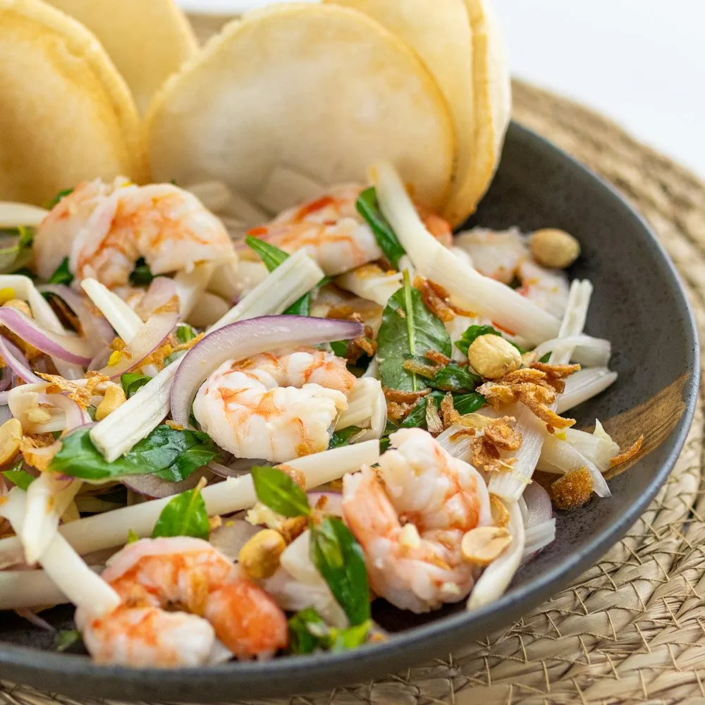 Lotus Shrimp Salad